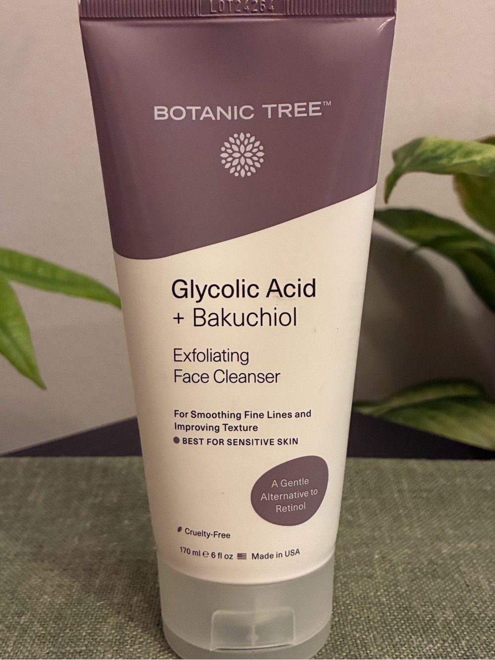 Botanic Tree Glycolic Acid + Bakuchiol Face Cleanser